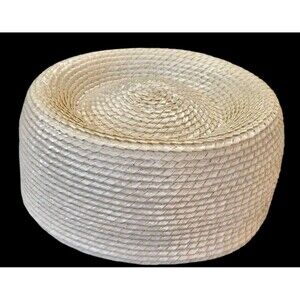 Vintage Peck & Peck Straw Hat Spring Summer Beige Church